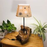 Unikat Lampe aus natürlichen Holz - Kunstvolles von KreaFreiKunst