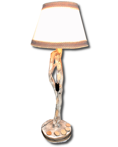 Kunstvolle Stehlampe - Besondere Lampen Unikate aus Kunsthandwerk - KreaFreiKunst by TLN
