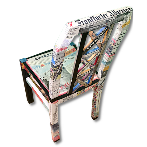 Besonderer Stuhl mit Sprüchen - Besondere Möbel Unikate für die Einrichtung - KreaFreiKunst by TLN