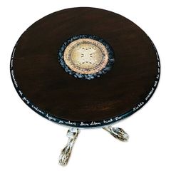 Tischplatte Mahagoni Holz Details - Möbelaufarbeitung KreaFreiKunst